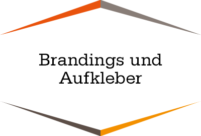 Brandings und Aufkleber